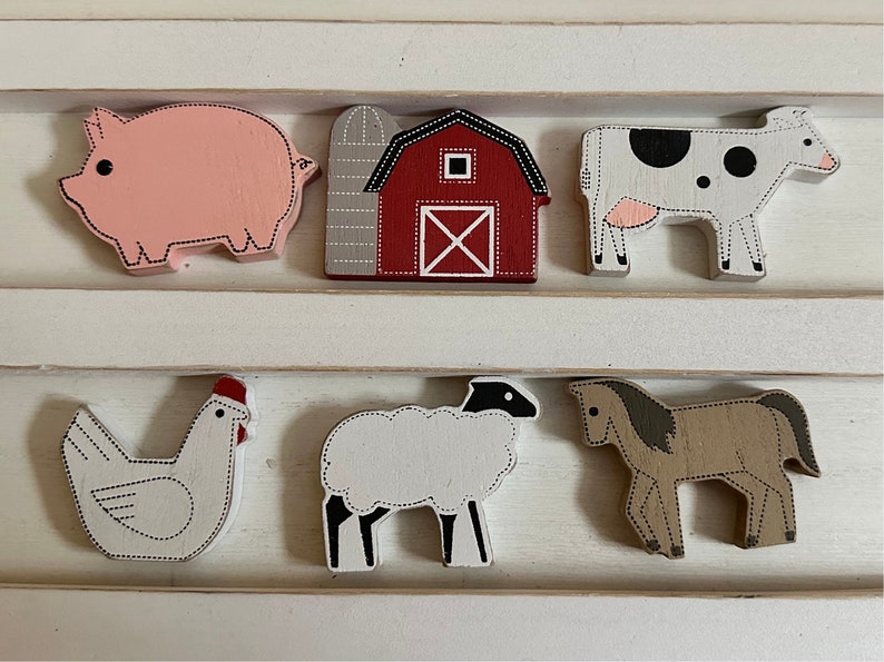 Letterboard tiles farm set (6)