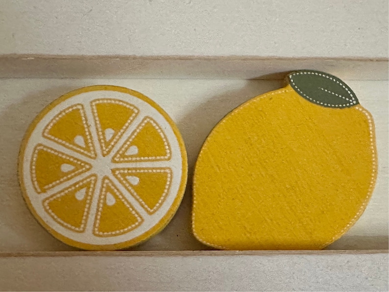 Letterboard tiles lemon set (2)