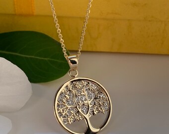 Pendants Celebration Charms 14K Yellow Gold Merry Christmas with Tree on Disc Charm Pendant