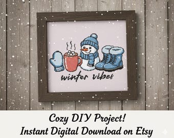 Winter Vibes cross stitch pattern  (PDF)