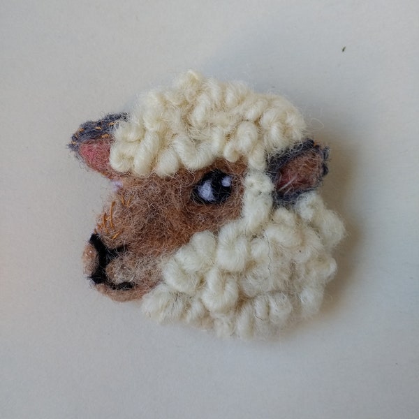 Sheep Brooch - Etsy