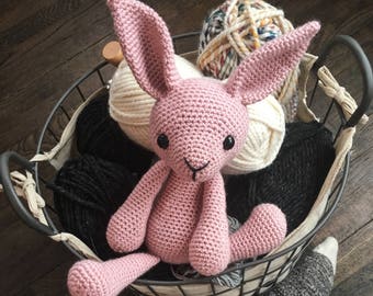 Bunny // Hare // Amigurumi // Crochet Bunny // Nursery Decor // Baby Shower Gift