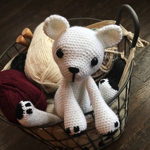 Teddy Bear // Amigurumi // Stuffed Toy // Nursery Decor // Made to Order image 1