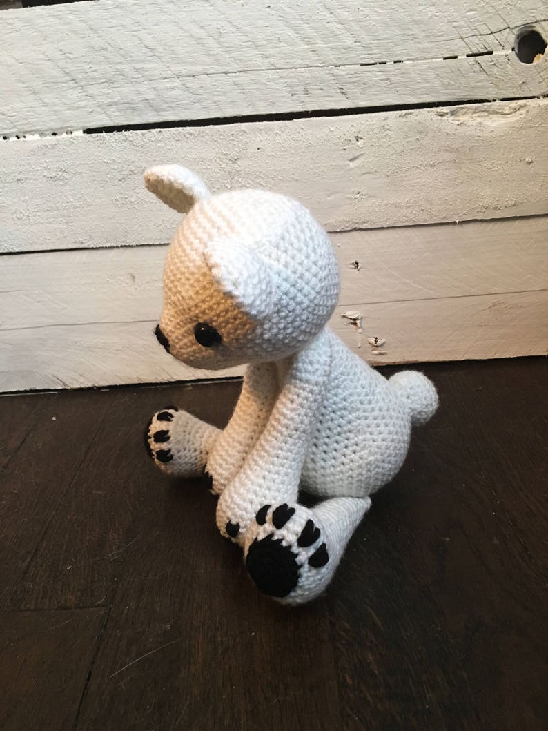 Teddy Bear // Amigurumi // Stuffed Toy // Nursery Decor // Made to Order image 4