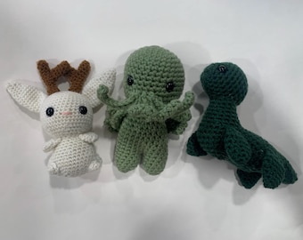 Mini Amigurumi Cryptids // Made to Order