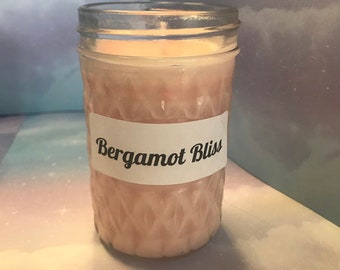 Ready To Ship! 8oz Hand poured soy wax candle in a mason jar | eco-friendly candle | mason jar candle | scented candle | soy candle | hygge