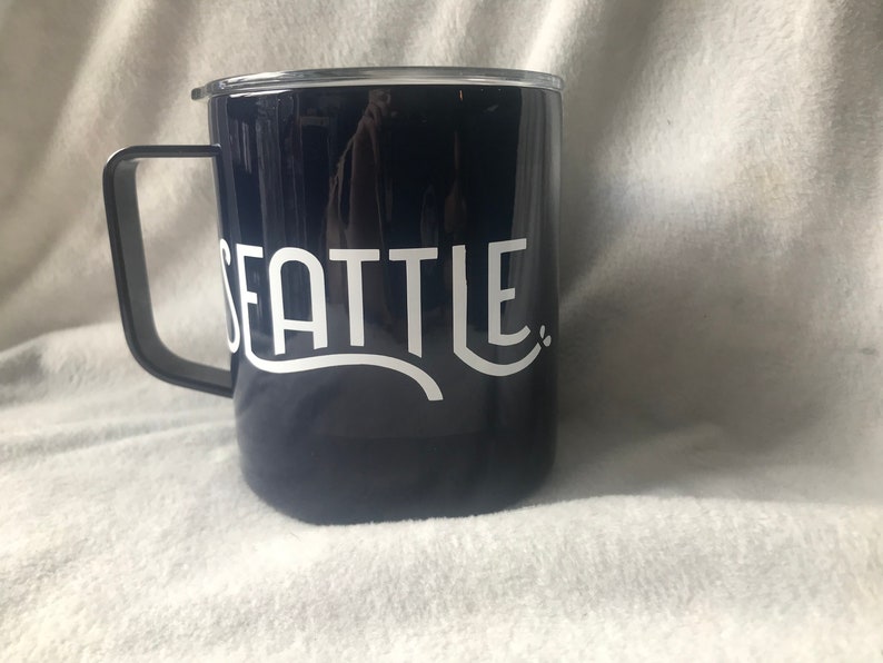 Team Seattle mug reusable mug travel mug Seattle mug UNICEF mug drinking vessel image 1
