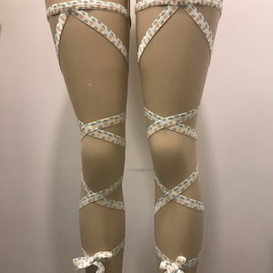 Pineapple Leg Wraps, Leg Wraps, Garter Leg Wraps, Festival Outfit, Rave Outfit, Stay Up Leg Wraps, Holy Ship!, Shipfam, pina