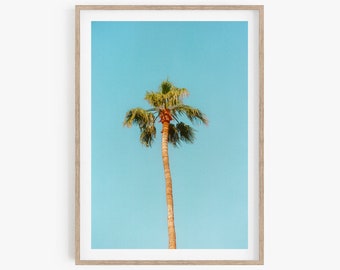 Palm Tree Southern California Los Angeles Print Digital Instant Download Wall Decor Art LA Hollywood Travel Poster Printable Picture USA