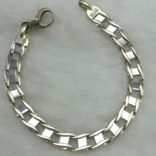 14K Bracelet Railroad Link by RCI