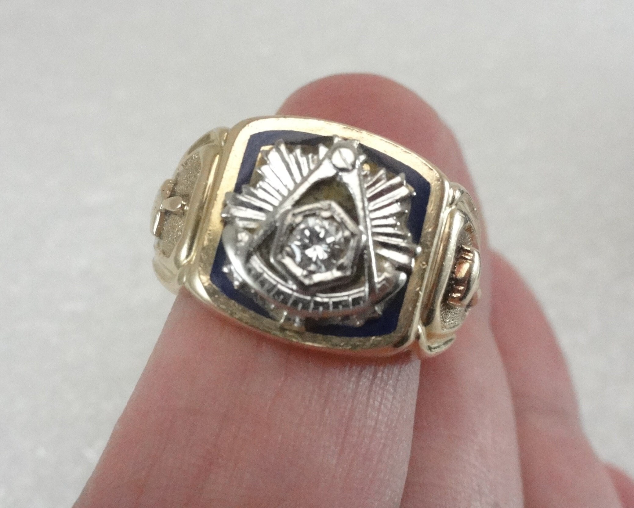 Masonic diamond rings for sale deals