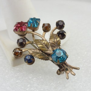 Richelieu Brooch Rare Opulent 1950