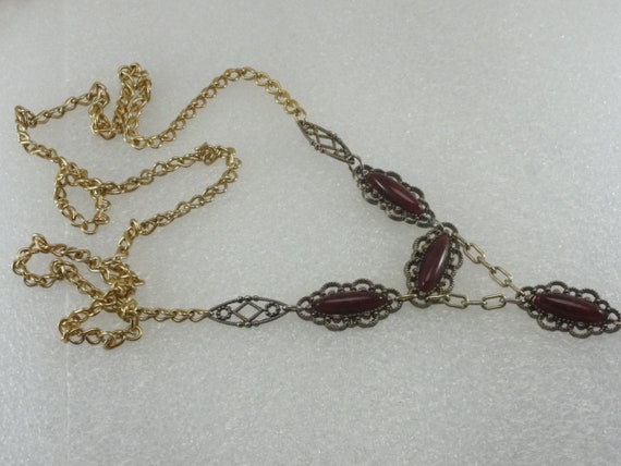 TOFFANO Sautoir Necklace 34 inch Vintage 1970's - image 3