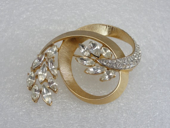 Alfred Philippe Brooch Crown Trifari 1950's Stunni