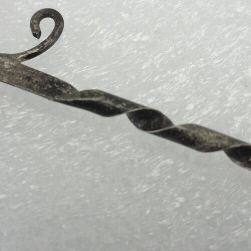 Antique Hair Pin Sterling Silver Hand Wrought shops