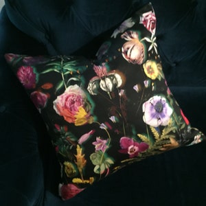 Decorative pillow in Lacroix - Herbarium. 20 inch