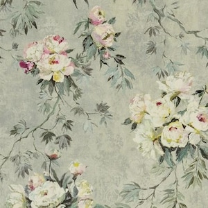 Designers Guild, Floreale zink - koop op maat gesneden of meter