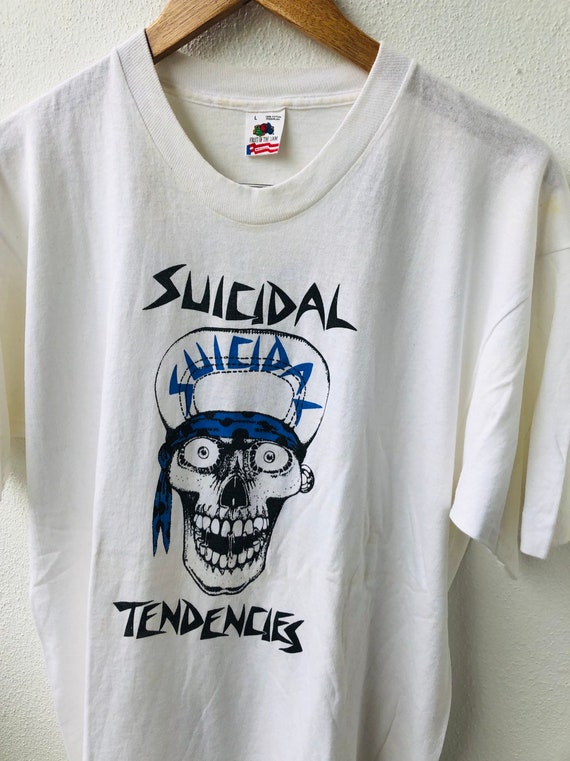 suicidal tendencies T-shirt ©︎1992 white-