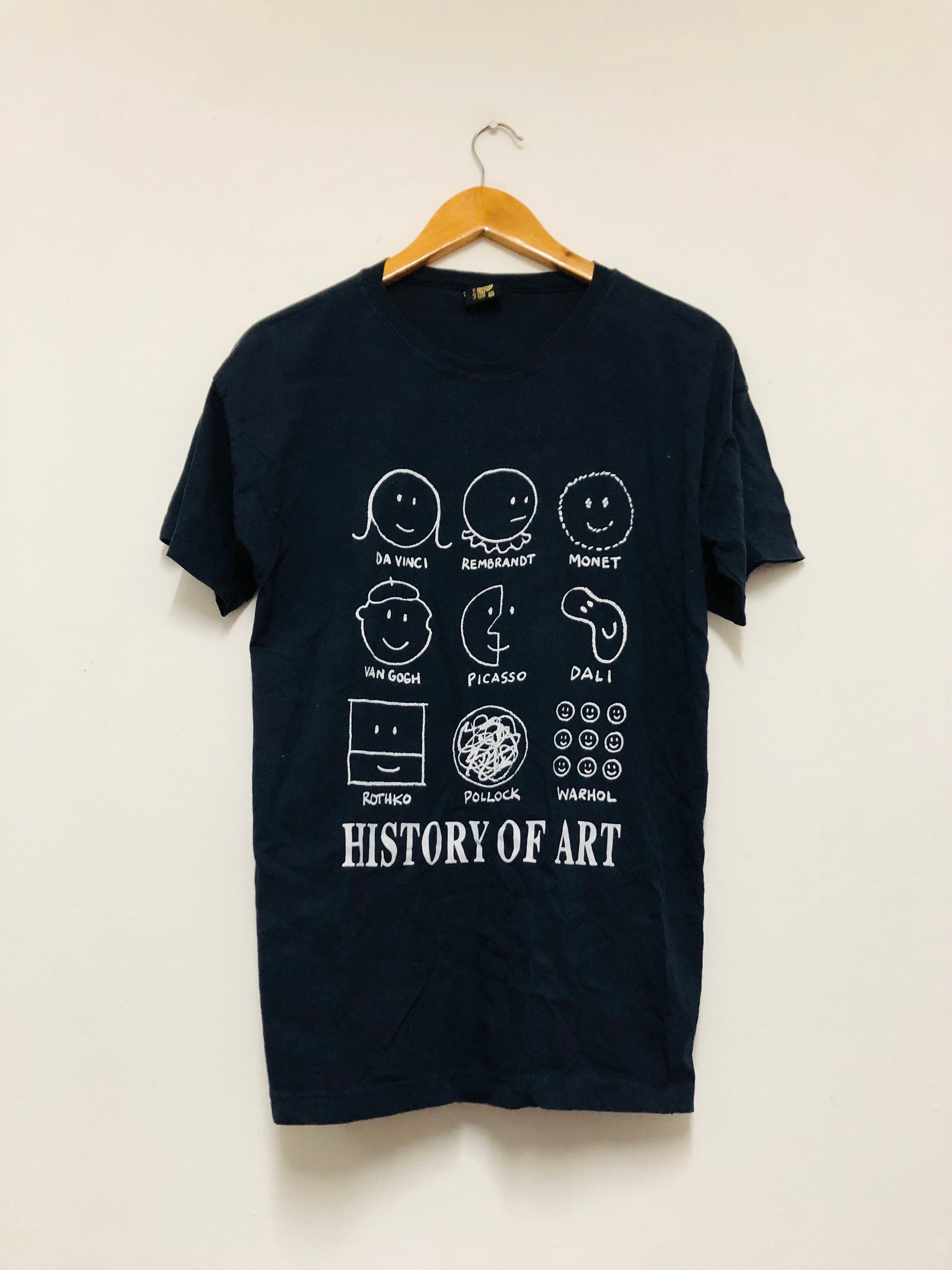 Vintage 90s History of Art T-shirt / Artwork / Popart / Rare / OG