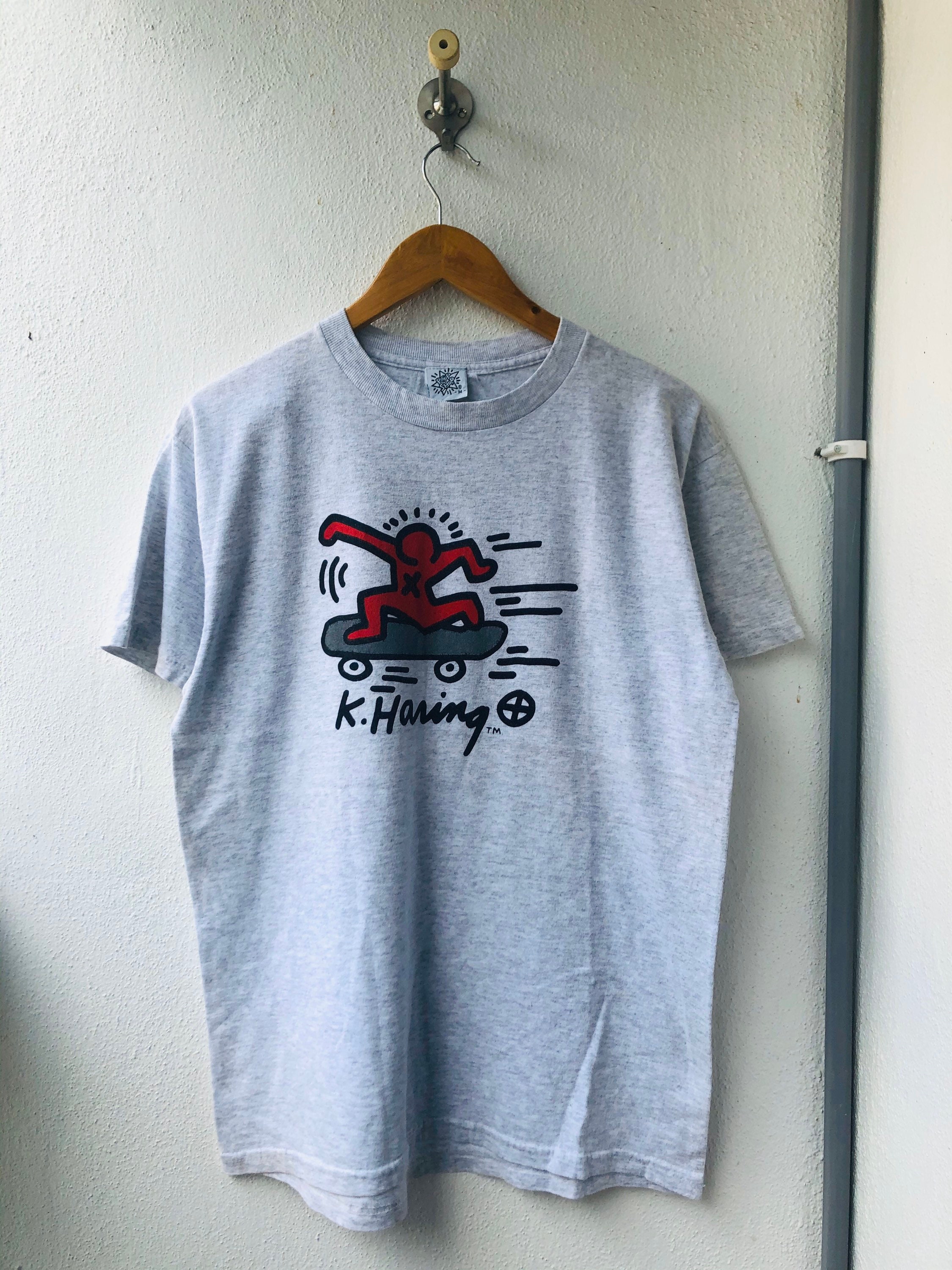 keith haring skateboard shirt