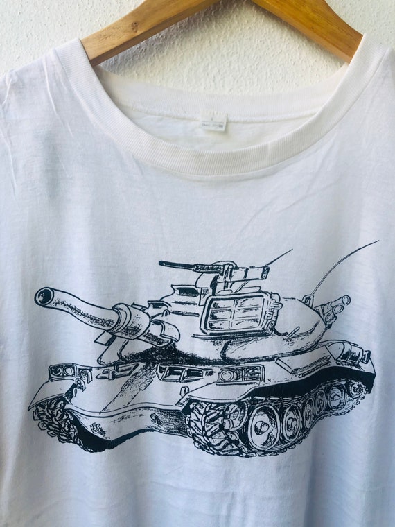 Vintage Original 80’s Western Army “ Tank “ Graph… - image 9