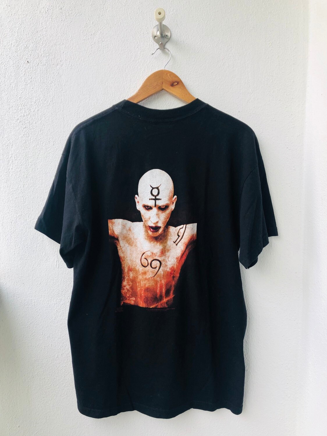 Kleding Gender-neutrale kleding volwassenen Tops & T-shirts T-shirts Marilyn Manson T-Shirt Maat L 