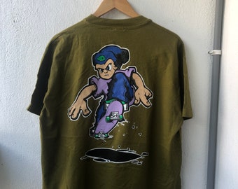 90s レア My Crazy Life Tシャツ ネイビー 袖裾シングル 90s レア My Crazy Life Tシャツ ネイビー 袖裾シングル