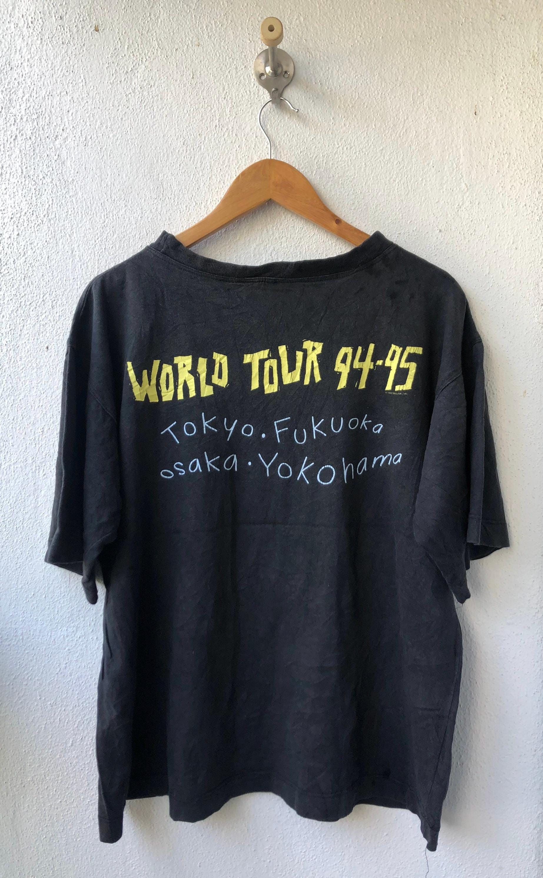 Vintage 90s Billy Joel World Tour 1994 River of Dreams T-shirt