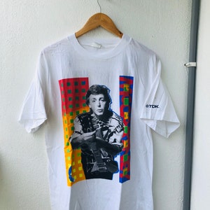 Vintage Original 90’s Sir Paul McCartney “ 1989-1990 Tour “ Rock Music English Singer The Beatles Band T-Shirt