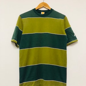 70s 80s Vネック ラグラン半袖スウェット USA製 青 デッド