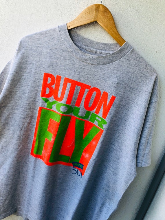 Vintage Original 90's Levi's " Button Your Fly 19… - image 3