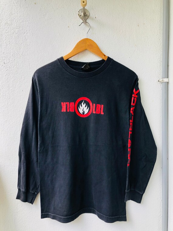 Vintage 90s Black Label Skateboards Tshirt | eBay