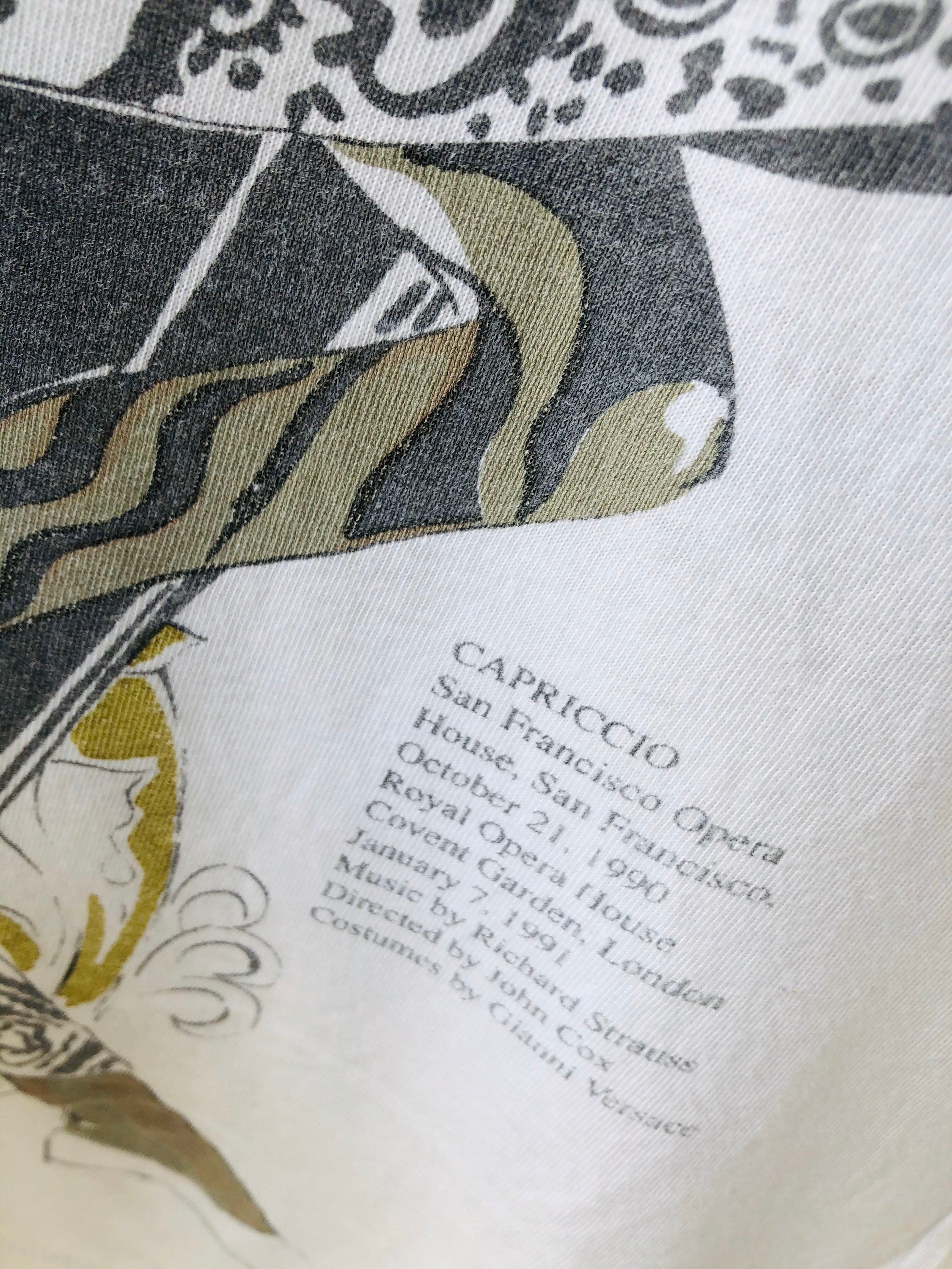 Vintage Original Versace 1990 Opening of San Francisco Opera With 