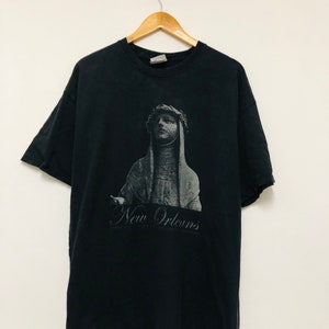 Vintage 00s New Orleans “ House Of Vadoo T-Shirt / Rare / Souviner / Artwork / Streetwear / Black / L