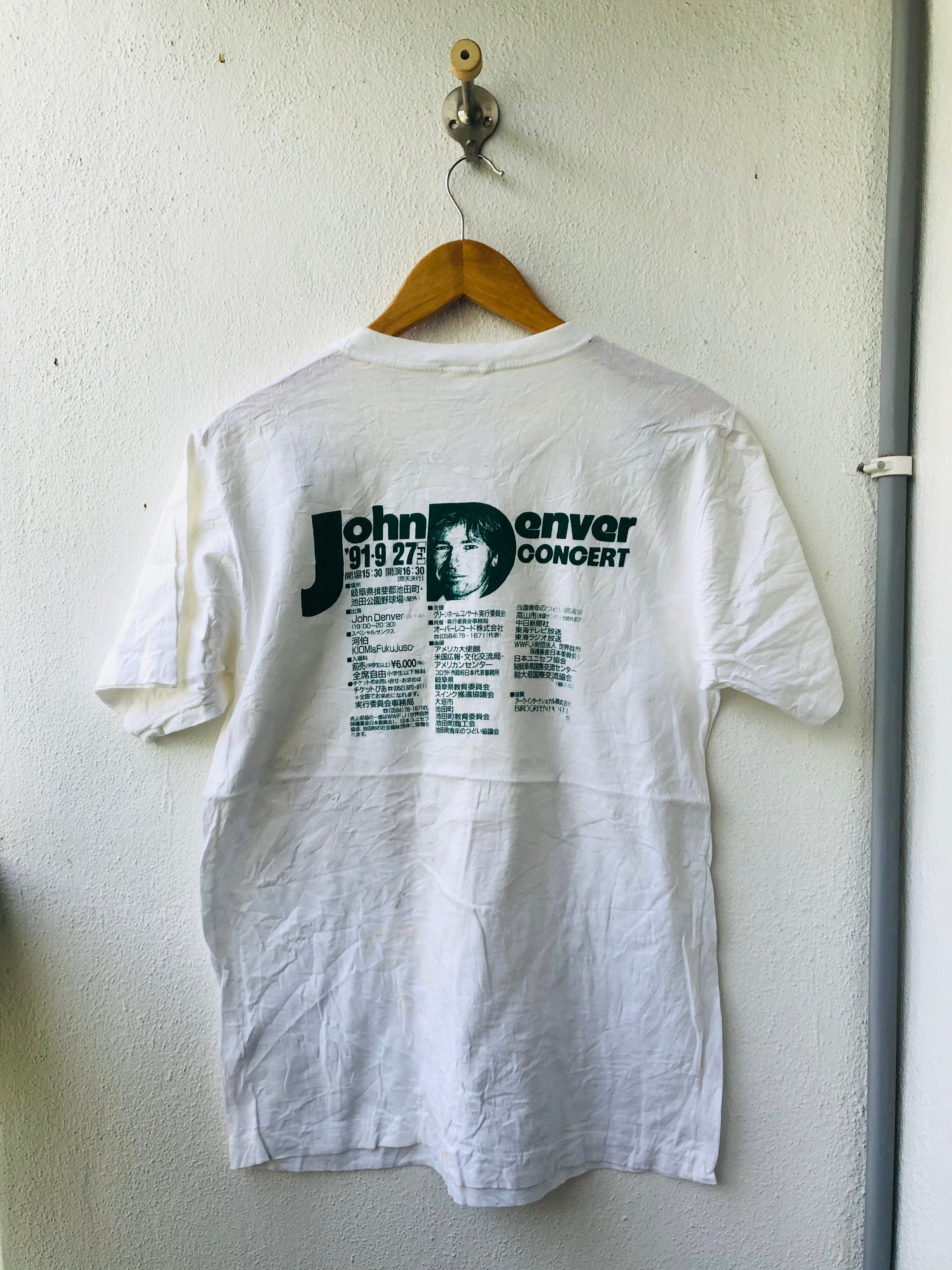 Vintage Original 90's John Denver Concert Tour 1991 American