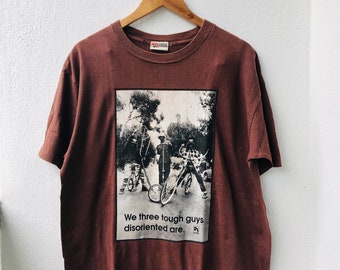 Camiseta promocional oficial vintage de los 90 de LIMPIES Skateboards Wear "Yuck Fou Photoprinted" XL Neutela