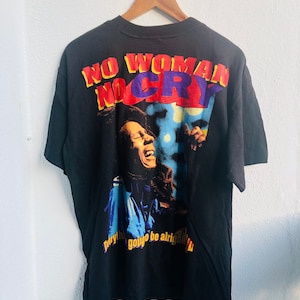 No Woman No Cry White T-Shirt – Bob Marley Official Store