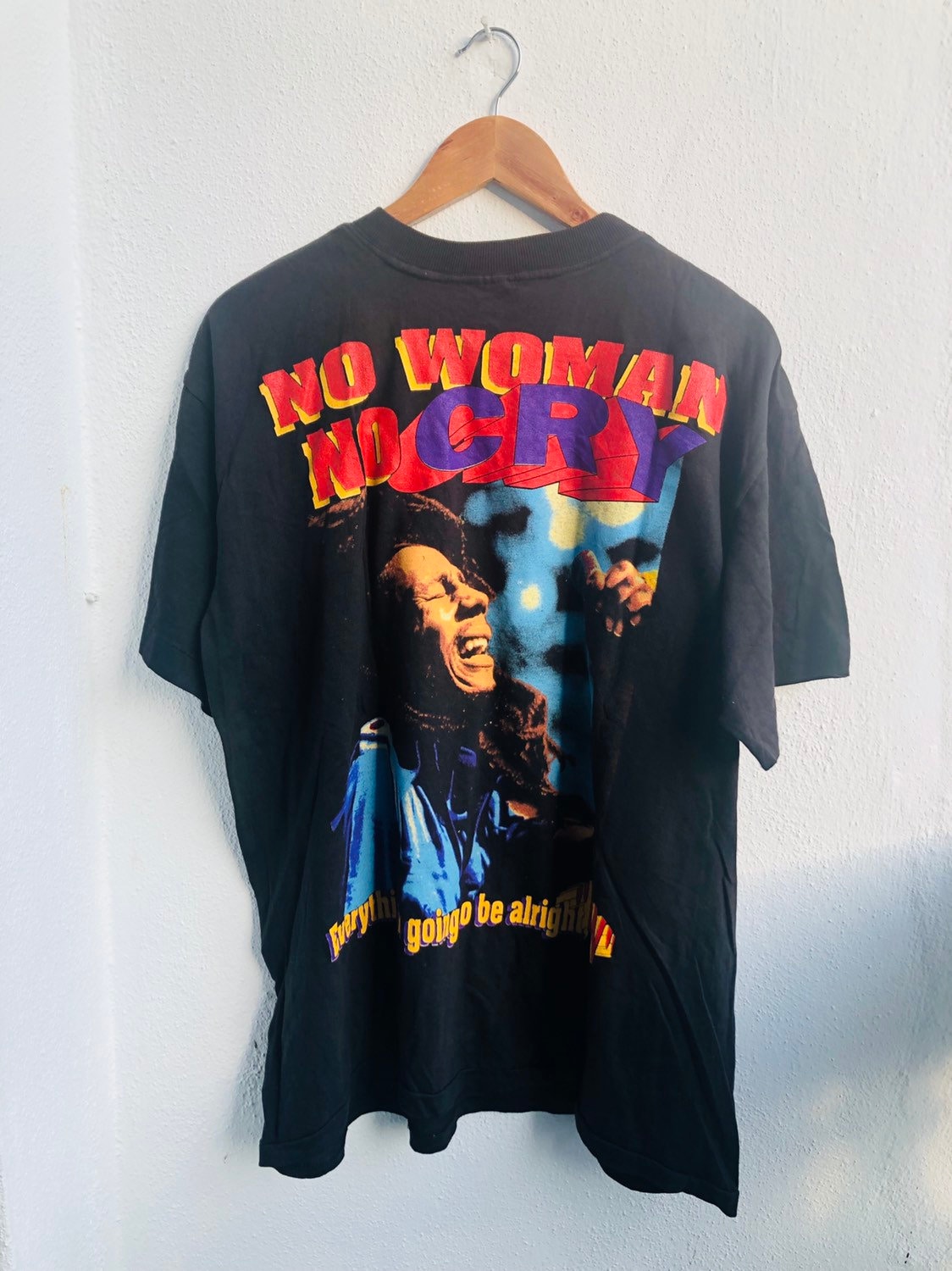 BOB MARLEY NO WOMAN NO CRY VINTAGE TEE