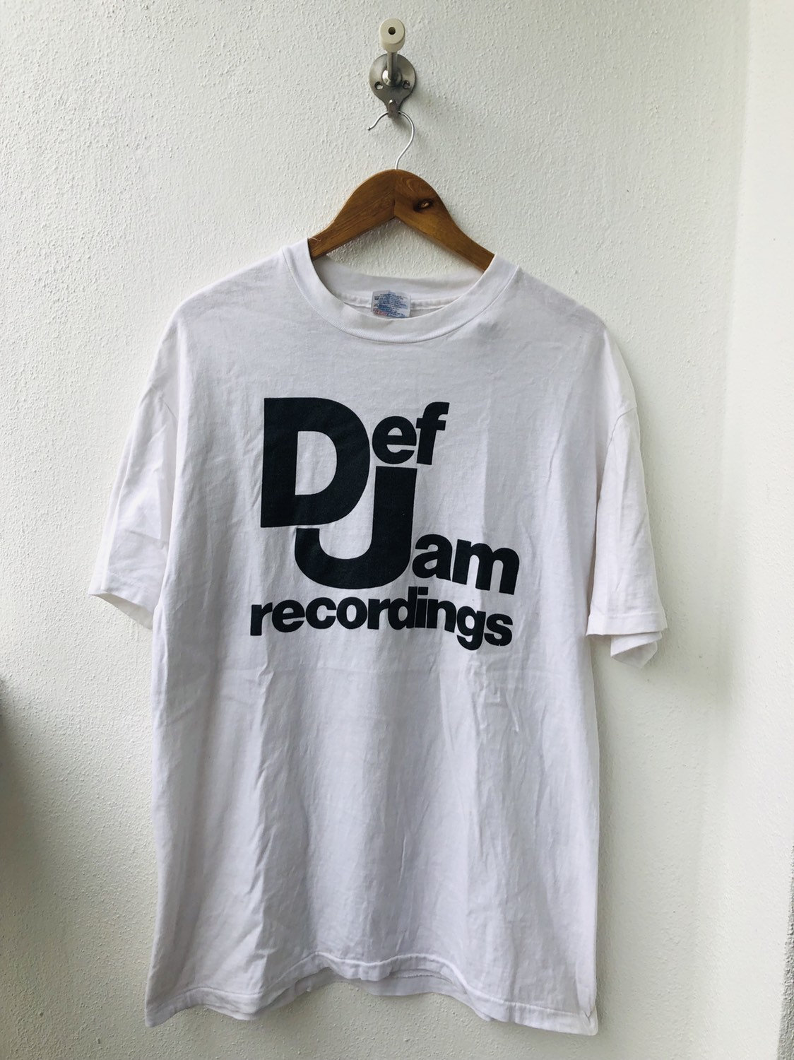 80s Def Jam recordings Printed Tee デフジャム