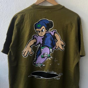 Vintage 90’s My Crazy Life / American Modern Streetwear Snow / Skate Boarding Clothing Line Shirt / Skateboard Graphic Tee / L Size Unisex T