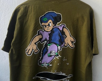 Vintage 90s Original Kevin Staab Logo Ninety 90 Skateboarding
