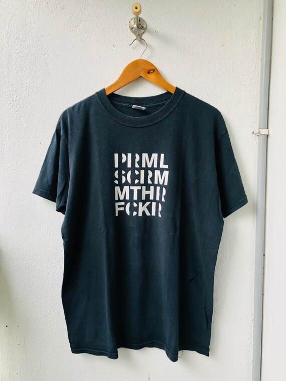 希少 00s PRIMALSCREAM プリントtシャツ evil heat バンドt エロ