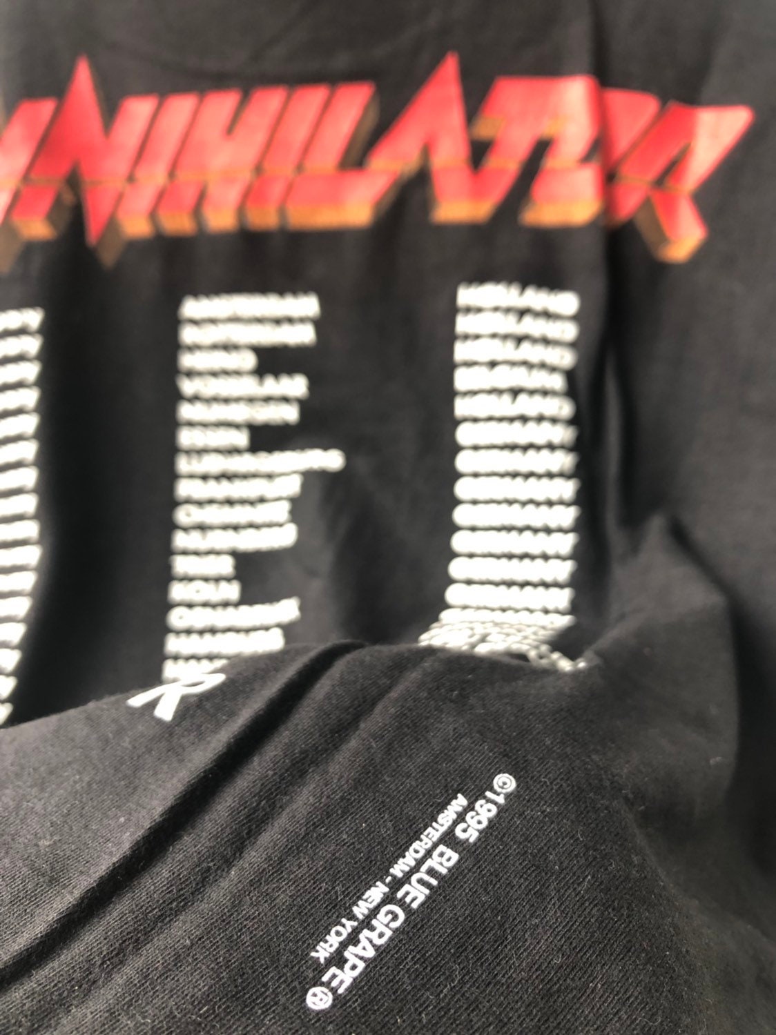 Vintage Original 90s Annihilator Band 