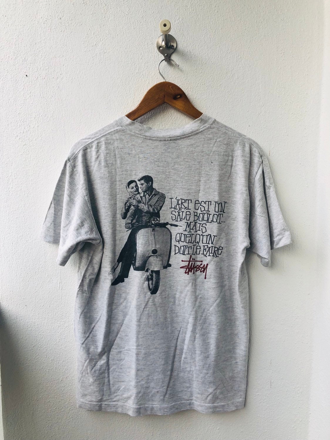 Vintage Stussy Old Man Shirt - Etsy