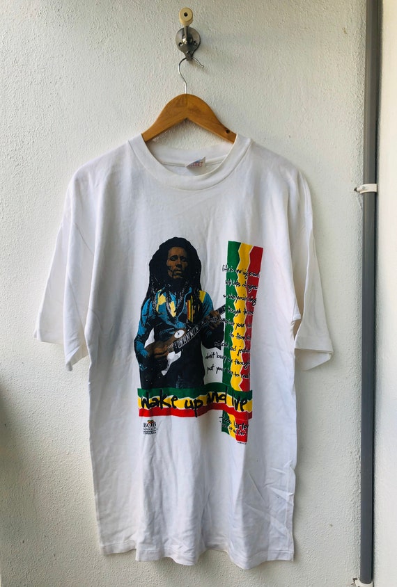 Vintage Original 90's Bob Marley Jamaican Singer S