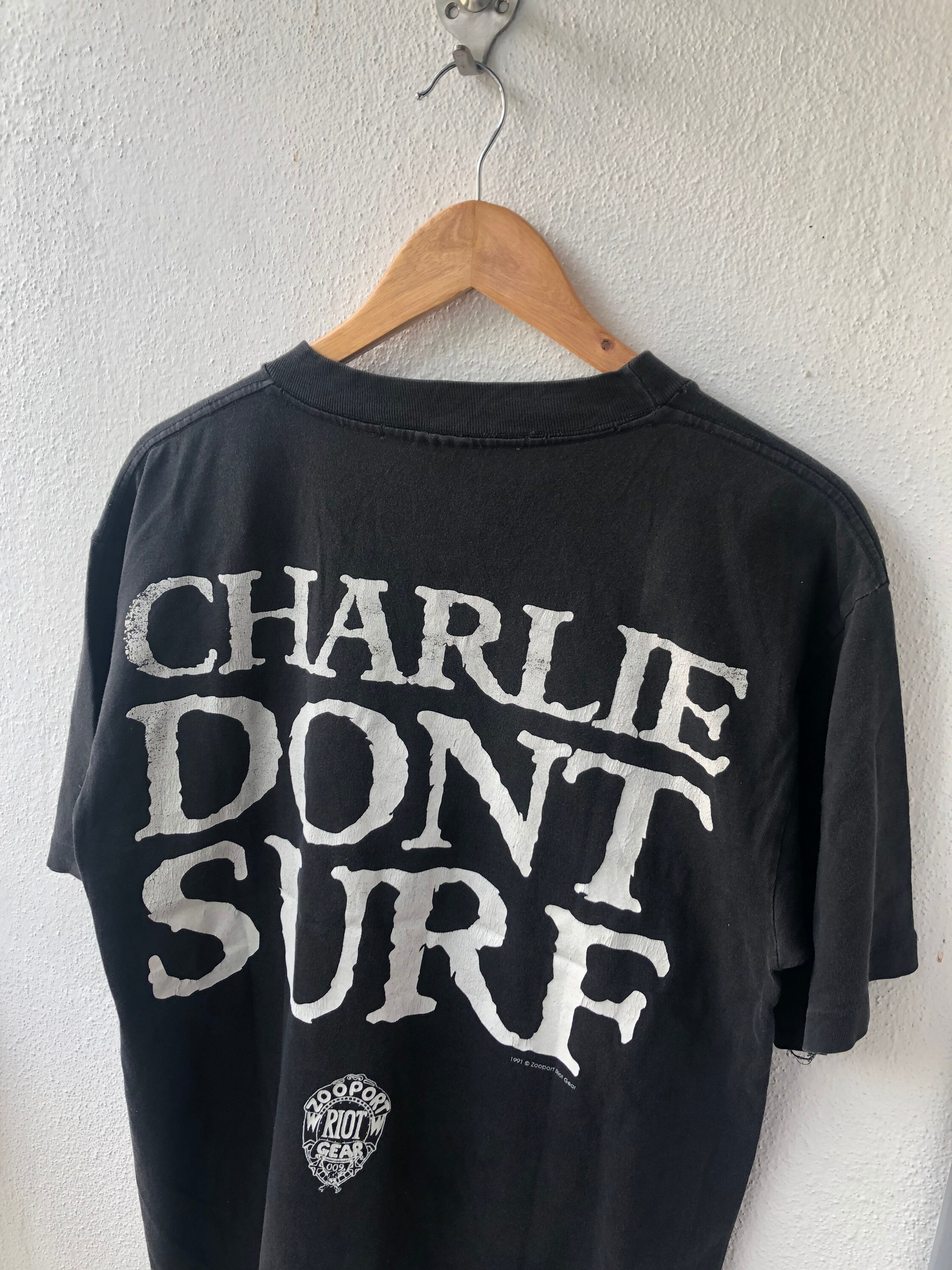 Vintage 90s Charlies Don't Surf by Zooport Riot Gear 1990