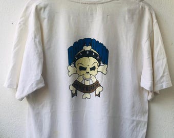 Vintage 90s Dogpile Skateboarding 1996 : Made by Slave Labor T