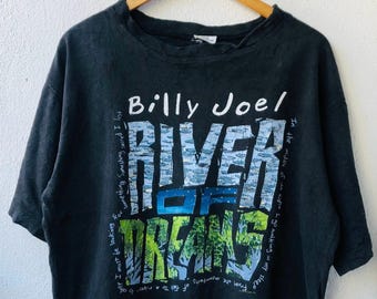 Vintage 90s Billy Joel World Tour 1994 River of Dreams T-shirt