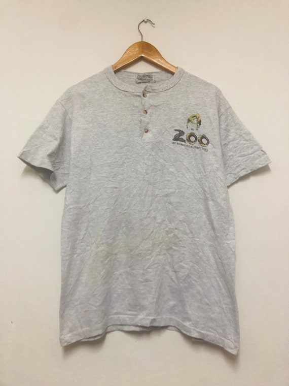 Vintage 90s Animal Alphabet “ Harlequin 1993 T-shirt / Save Vintage 90s Animal Alphabet “ Harlequin 1993 T-shirt / Save