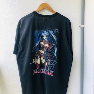 Camiseta vintage original de los años 90 de la serie de anime Plastik, Hiroyuki Utatane, estilo urbano moderno estadounidense